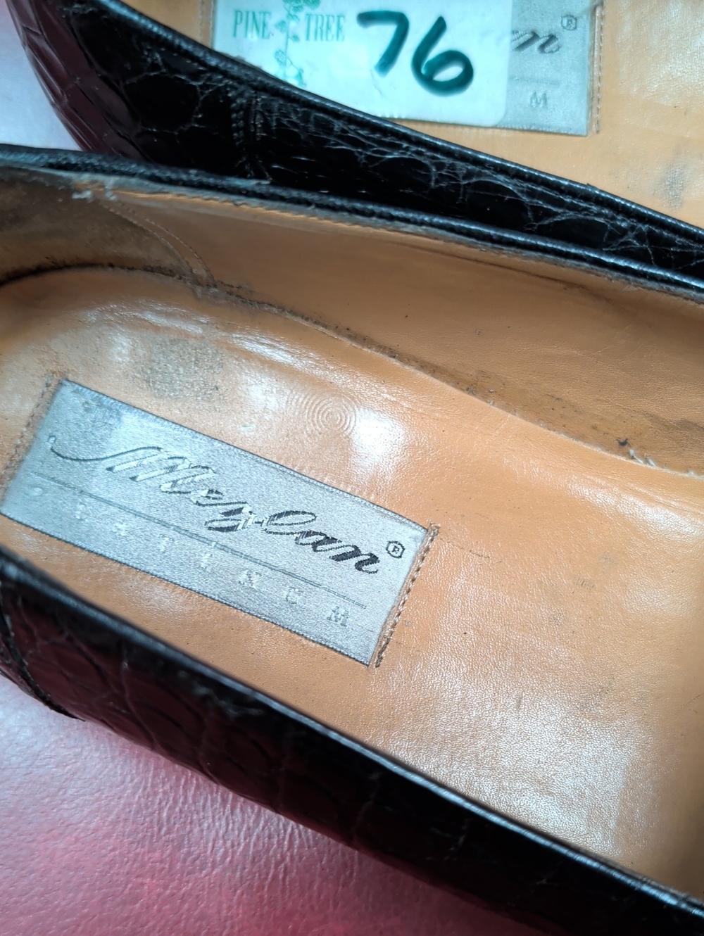MEZLAN "RODEO" Genuine Crocodile Alligator Loafers Shoes  Men's 9.5 - Picture 4 of 12
